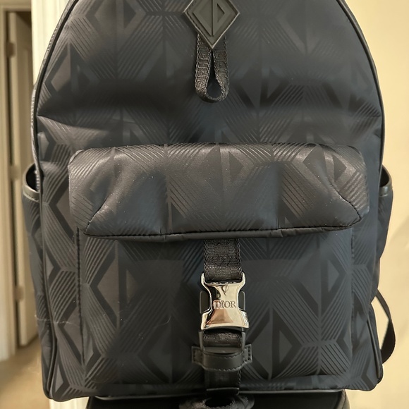 Backpacks  Dior Mens Motion Backpack Black Dior Oblique Mirage